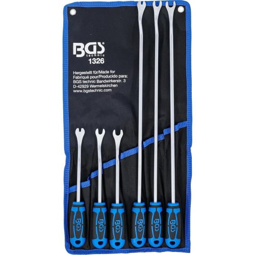 Outil de Dépose Agrafes d Habillage - 7,3 x 7,3 x 50,6 cm - Acier Robuste - Facilité et Précision - D-Work