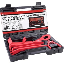 Jeu de Coins pour Garnitures 6 pcs - Diverses Formes avec Pince à Dégarnir pour Agrafes - Précision et Efficacité - D-Work