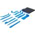 Kit d Outils pour Habillage Intérieur - 11 pcs - Polyvalent et Pratique, Plastique, Pro - D-Work