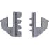 Mors pour Serre-Câble Connecteur Ouvert - 47 x 14 x 58 mm - Compatible Art. 1410/1411/1412 - Fixation Fiable - D-Work