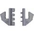 Mors pour Serre-Câble Connecteur Ouvert - 47x14x58 mm - Compatible Art. 1410/1411/1412 - Fixation Fiable et Pratique - BGS