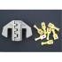 Mors pour Serre-Câble Connecteur Ouvert - 47x14x58 mm - Compatible Art. 1410/1411/1412 - Fixation Fiable et Pratique - BGS