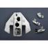 Mors pour Serre-Câble pour Connecteur Bougie - 52 x 12 x 69 mm - Compatible Art. 1410/1411/1412 - Fixation Fiable e - D-Work