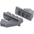 Mors pour Serre-Câble pour Connecteur Bougie - 52 x 12 x 69 mm - Compatible Art. 1410/1411/1412 - Fixation Fiable e - D-Work