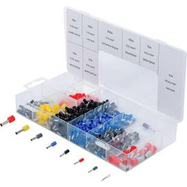 Assortiment de Cosses Isolées 685 Pièces - Largeur 11 mm, Hauteur 3,3 mm, Profondeur 22,6 mm - Polyvalent et Pratique pour - BGS