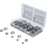 Assortiment de 170 Colliers de Tuyau Acier Inoxydable - Ø5,8 à 21 mm - Résistants et Anticorrosion - BGS