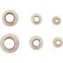 Assortiment d Écrous Rivets Acier Galvanisé - 150 Pièces - Résistants et Durables - BGS