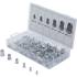 Assortiment d Écrous Rivets Aluminium 150 pcs - Léger et Résistant - Plastique - D-Work
