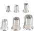 Assortiment d Écrous Rivets Acier Galvanisé - 150 pcs - Résistants et Durables, Pro - D-Work