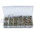 Assortiment d Écrous Rivets Acier Galvanisé - 150 Pièces - Résistants et Durables - BGS