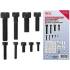Assortiment de Vis à Tête Cylindrique Hexagone Femelle 106 pcs - Polyvalence et Praticité, Acier - D-Work