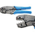 Pince à Sertir et Dénuder avec Fonction Cliquet - 0,5-6 mm - Pour Cosses de Câble Isolées - Précision et Confort - D-Work