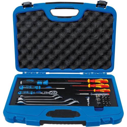 Jeu d Outils Sanitaire et Chauffage 29 Pièces - Acier, Coffret Complet - Polyvalence et Praticité - BGS