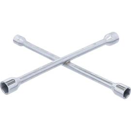 Clé en Croix VP 17x19x22 mm (13/16 ) - Acier Résistant - Utilisation Automobile Facile - BGS