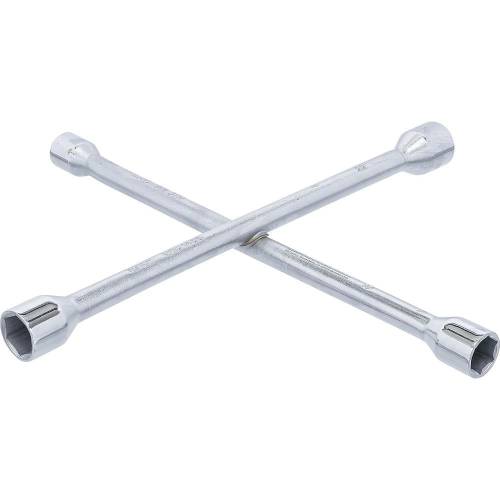 Clé en Croix VP 17 x 19 x 22 mm (13/16) - Acier Résistant - Utilisation Automobile Facile - D-Work