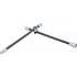 Clé en Croix avec Articulation 17x19x21x12,5 mm (1/2 ) - - Polyvalente et Pratique pour Voitures - BGS