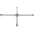 Clé en Croix VP pour Voitures - 17 x 19 x 21 x 12,5 mm (1/2) - Acier Résistant - Prise Polyvalente et Durable - D-Work