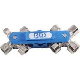Clé Universelle SuBMaker Quadro 10 en 1 - 16,0 x 8,5 x 2,5 cm - Multifonction, Pratique et Polyvalente - D-Work