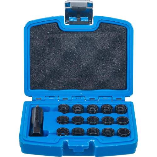 Kit de Réparation Filet de Bougie M14 x 1,25 mm - 16 pcs - Réparation Précise et Durable, Acier - D-Work