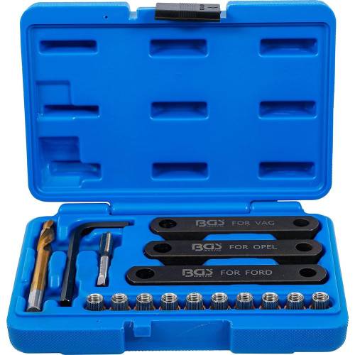 Kit de Réparation Filet de Frein M9 x 1,25 - 16 pcs - Réparation Fiable et Pratique, Acier, Pro - D-Work
