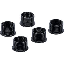 Inserts Taraudés M14 x 1,25 mm - 11 mm, Lot de 5 - Acier Résistant - Fixation Fiable et Durable - BGS
