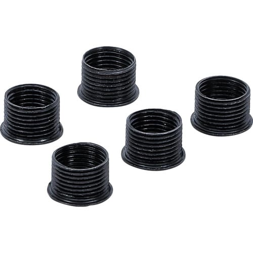 Inserts Taraudés M14 x 1,25 mm - 11 mm, Lot de 5 - Acier Résistant - Fixation Fiable et Durable - BGS