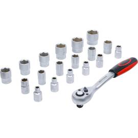 Coffret de Douilles 12,5 mm (1/ ) 8-32 mm - 19 Pièces - Acier Résistant et Pratique - BGS