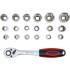 Coffret de Douilles 12,5 mm (1/) 8-32 mm - 19 pcs - Acier Résistant et Pratique, Pro - D-Work