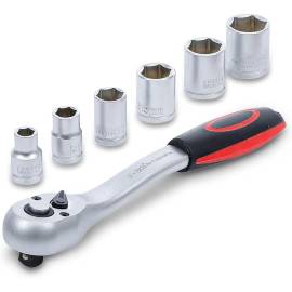 Coffret de Douilles 7 pcs 8-19 mm 3/8 - Acier Résistant - Précision et Polyvalence, Pro - D-Work