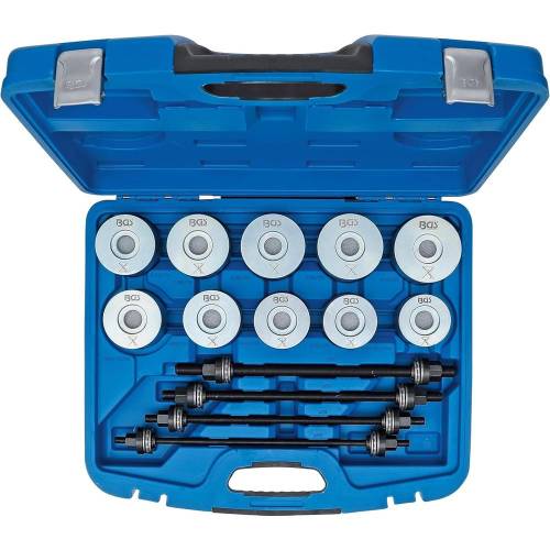 Coffret d Extraction de Roulements et Silentblocs 24 Pièces - 4 Vis Incluses - Outil Complet pour Réparations Mécaniques - BGS