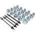 Coffret d Extraction de Roulements et Silentblocs 24 pcs - 4 Vis Incluses - Outil Complet pour Réparations Mécaniques - D-Work