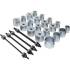 Coffret d Extraction de Roulements et Silentblocs 24 pcs - 4 Vis Incluses - Outil Complet pour Réparations Mécaniques - D-Work