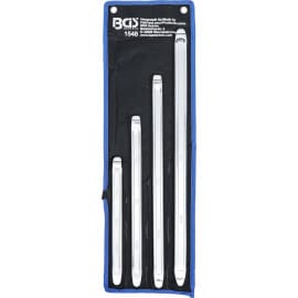 Jeu de Démonte-Pneus 4 Pièces - 300, 400, 500, 600 mm - Acier Robuste - Montage et Démontage Faciles - BGS