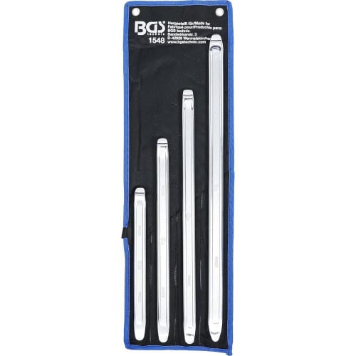 Jeu de Démonte-Pneus 4 Pièces - 300, 400, 500, 600 mm - Acier Robuste - Montage et Démontage Faciles - BGS