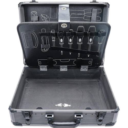 Valise Vide Aluminium 38x16.7x46.4 cm - Légère et Robuste - Protection et Transport Sécurisé - D-Work