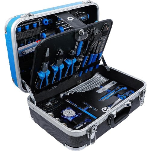 Caisse à Outils Universelle 106 pcs - Compacte 18 x 33 x 45 cm - Outils Variés et Pratiques, Plastique - D-Work