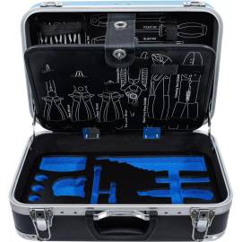 Valise Vide en Plastique ABS - 35x19.5x46 cm - Légère et Robuste - BGS