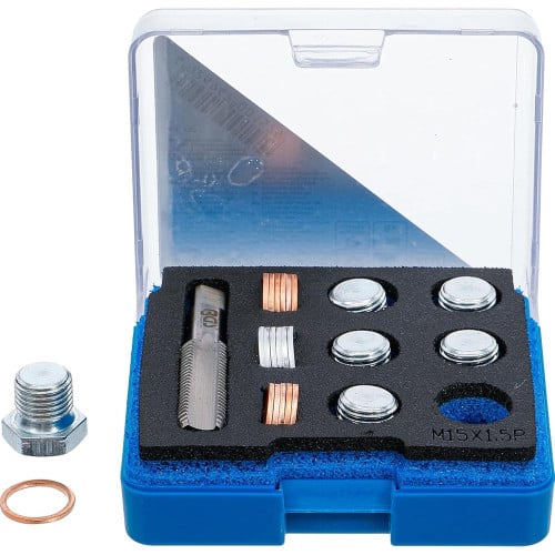 Kit de Réparation pour Carters M15 x 1,5 mm - Réparation Fiable et Pratique, Acier, Pro - D-Work