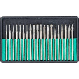 Fraise Diamant 20 Pièces - 12x2,2x14,9 mm - Haute Précision et Durabilité - - BGS