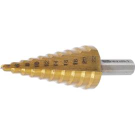 Foret Métal Nitrure de Titane Ø4-22 mm Résistant et Précis - BGS