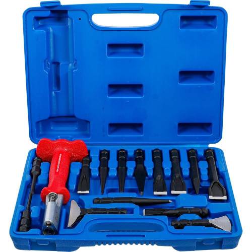 Jeu de Chasses et Burins 15 Pièces - Acier Résistant - Outils de Démontage et Découpe Précise - BGS