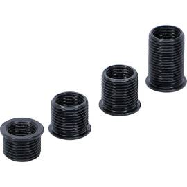 Inserts de Rechange M10 x 1,0 mm - 4 Pièces - Compatible Art. 165 - Précision et Fiabilité - BGS