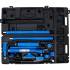 Coffret de Vérins Hydraulique 10 t - 39,3 x 17,4 x 93 cm - Puissance et Robustesse, Acier, Pro - D-Work