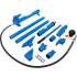 Coffret de Vérins Hydraulique 10 t - 39,3 x 17,4 x 93 cm - Puissance et Robustesse, Acier, Pro - D-Work