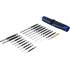 Jeu de Chasse-Goupilles 18 pcs 100-150-200 mm - Pointeau Inclus - Précision et Polyvalence, Acier - D-Work