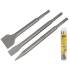 Burin Cruciforme 6x200 mm - Acier Trempé - Précision et Durabilité - BGS