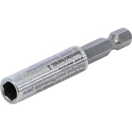 Porte-embout Magnétique Extra Fort 60 mm - Six Pans Intérieurs 6,3 mm (1/4 ) - Fixation Sécurisée et Pratique - BGS
