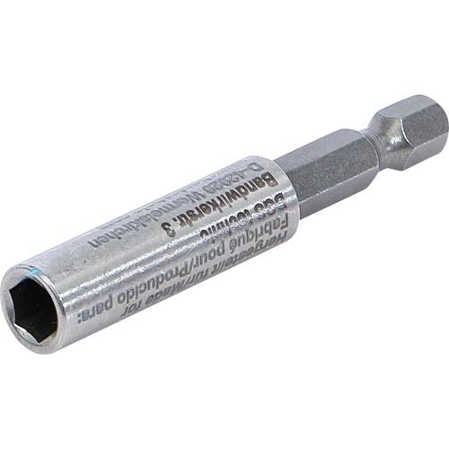 Porte-embout Magnétique Extra Fort 60 mm - Six Pans Intérieurs 6,3 mm (1/4) - Fixation Sécurisée et Pratique - D-Work