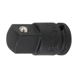 Adaptateur de Clé à Douille à Choc - Femelle 6,3 mm (1/4), Mâle 10 mm (3/8) - Acier Résistant - Adaptation - D-Work