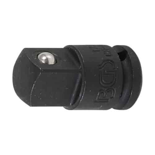 Adaptateur de Clé à Douille à Choc - Femelle 6,3 mm (1/4), Mâle 10 mm (3/8) - Acier Résistant - Adaptation - D-Work